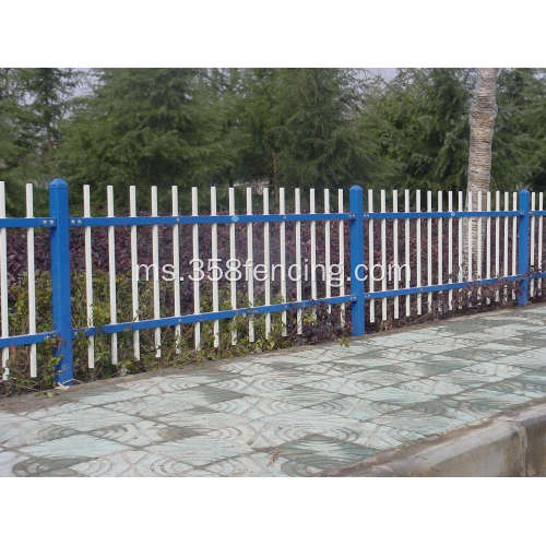 panel pagar logam hiasan